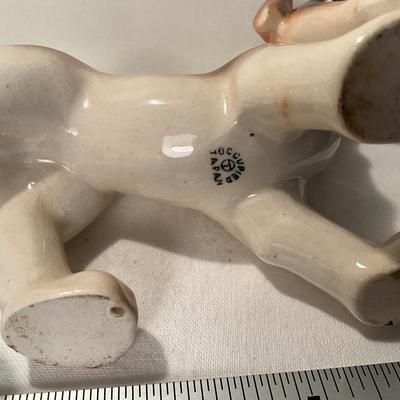 Porcelain dog marked Occupied Japan