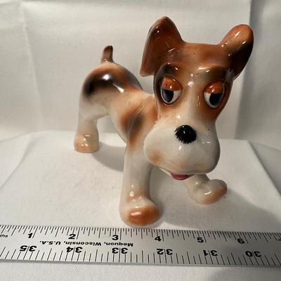 Porcelain dog marked Occupied Japan