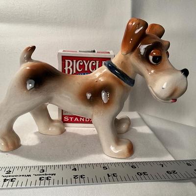 Porcelain dog marked Occupied Japan
