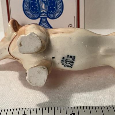 Porcelain Dachshund marked Occupied Japan