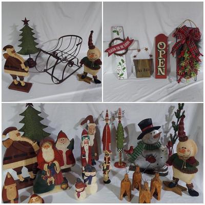 Wood Craft Christmas Decor and more (B2-BBL)