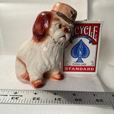 Vintage chalkware Wag dog,