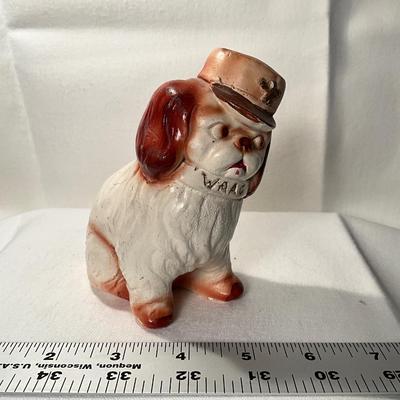 Vintage chalkware Wag dog,