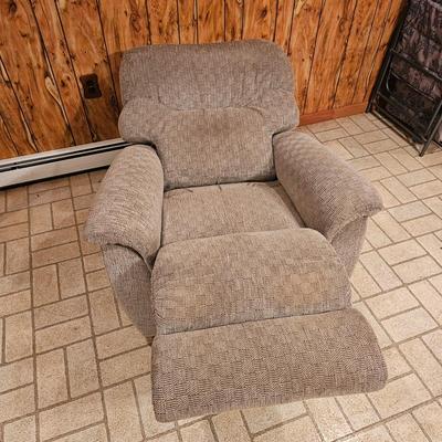 La-Z-Boy Tan Fabric Rocker/Recliner (BDF-JS)