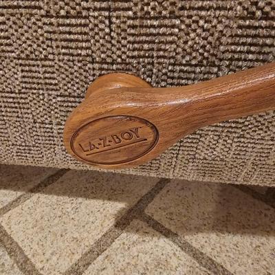 La-Z-Boy Tan Fabric Rocker/Recliner (BDF-JS)