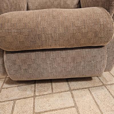 La-Z-Boy Tan Fabric Rocker/Recliner (BDF-JS)