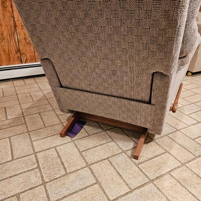 La-Z-Boy Tan Fabric Rocker/Recliner (BDF-JS)