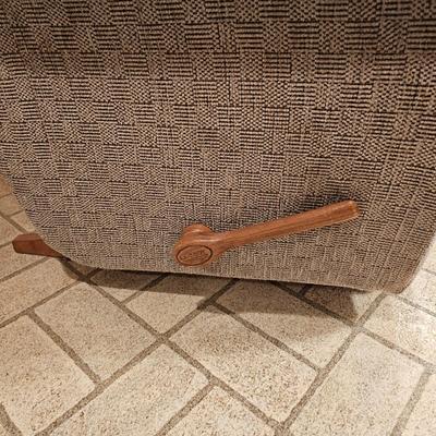 La-Z-Boy Tan Fabric Rocker/Recliner (BDF-JS)