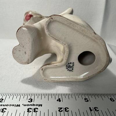 Porcelain Dog marked occupied Japan