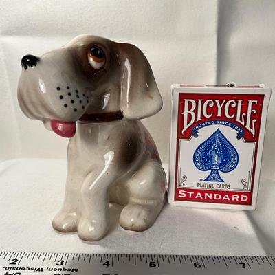 Porcelain Dog marked occupied Japan