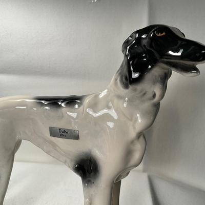 Vintage porcelain large dog named Duke 20661