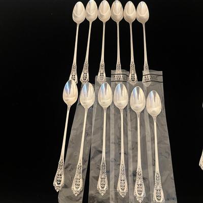 Wallace ‘Rose Point’ Sterling Flatware Set (B4-MG)