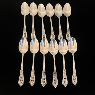 Wallace ‘Rose Point’ Sterling Flatware Set (B4-MG)