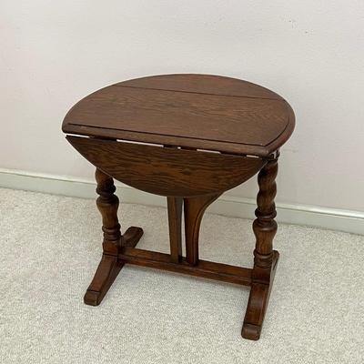 22” Solid Wood Gate Leg Drop Leaf Table