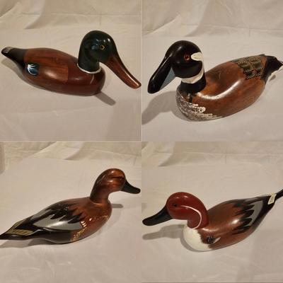 Four Wooden Decorative Duck Decoys (BDB-JS)