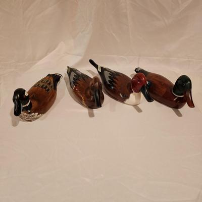 Four Wooden Decorative Duck Decoys (BDB-JS)