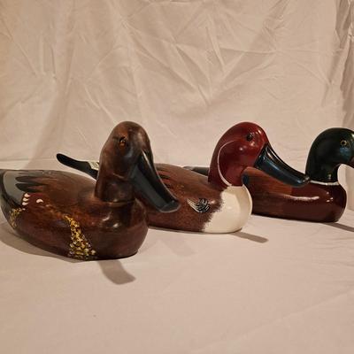Four Wooden Decorative Duck Decoys (BDB-JS)