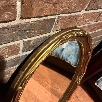Wood Framed Oval Mirror (BB-MG)
