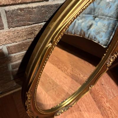 Wood Framed Oval Mirror (BB-MG)