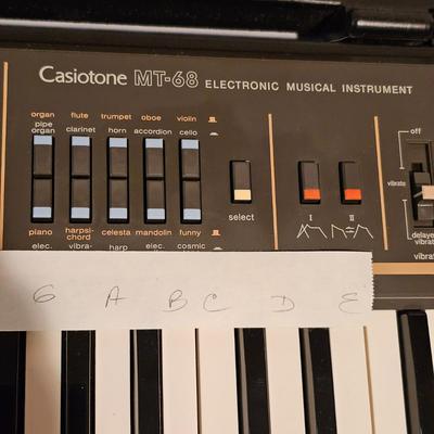 Pair of Casio Casiotone Electronic Musical Instruments (BDF-JS)