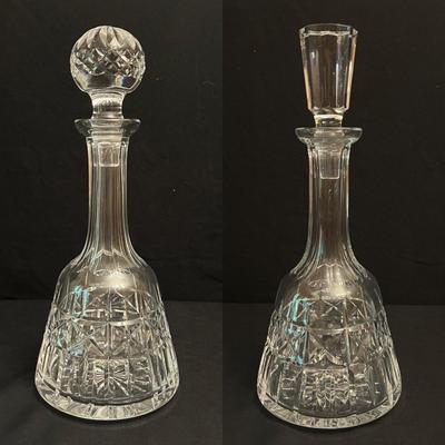Two Large Waterford Crystal Decanters (DR-RG)
