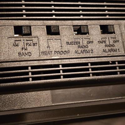 Sharp Radio/CD/Cassette Player w/Two Speakers & More. (BDF-JS)