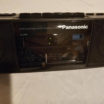 Sharp Radio/CD/Cassette Player w/Two Speakers & More. (BDF-JS)