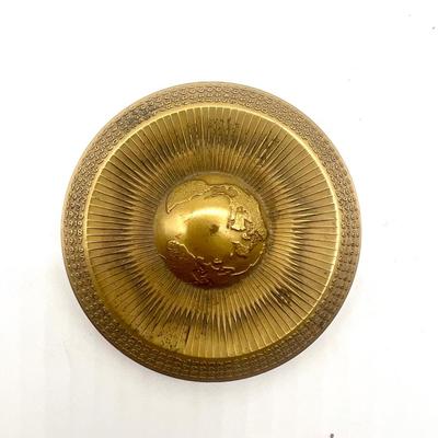 Vintage 1979 Standard Oil of CA Chevron 100yrs Solid Brass Bronze Paperweight