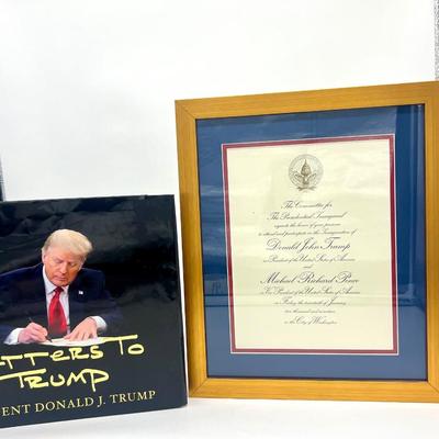 Presidential Inaugural Invitation & Letters to Trump by Trump, Donald J. Book