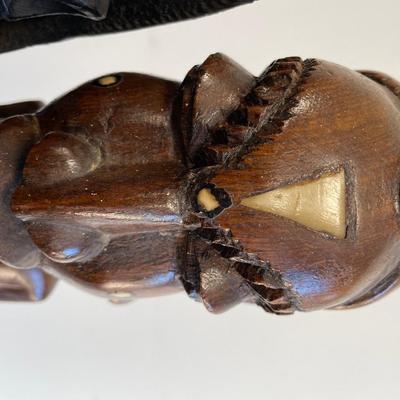 Three African Female Wood Statues