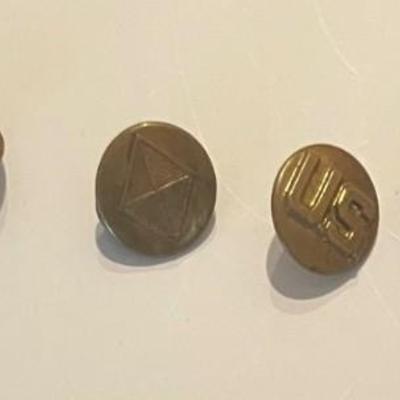 Set of 10 WW2 US Military pins #4
