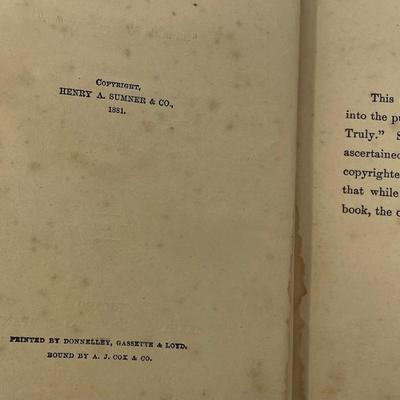 â€œNo Gentlemen? Third Edition, Henry A. Sumner & Co