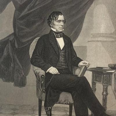 Franklin Pierce Painted by Alonzo Chappel