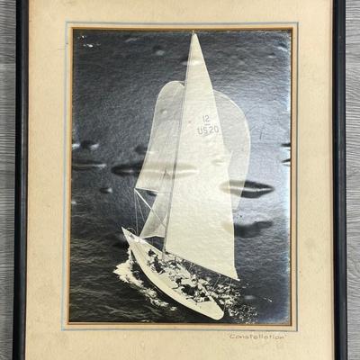 Americas Cup CONSTELLATION original photograph