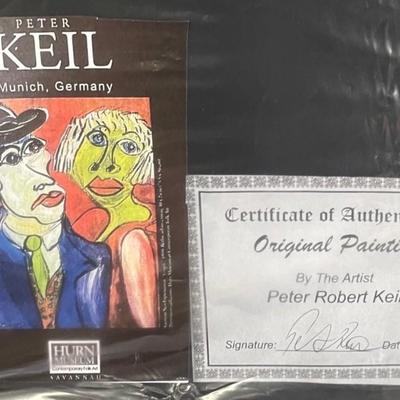 Peter Keil Oil on Acrylic Painting