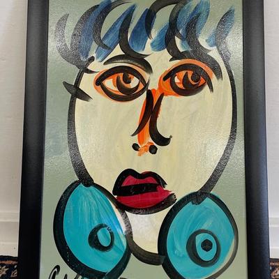 Peter Keil Oil on Acrylic Painting