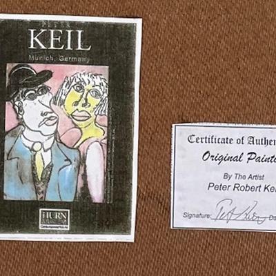 Peter Keil Oil on Acrylic Painting