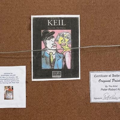 Peter Keil Oil on Acrylic Painting