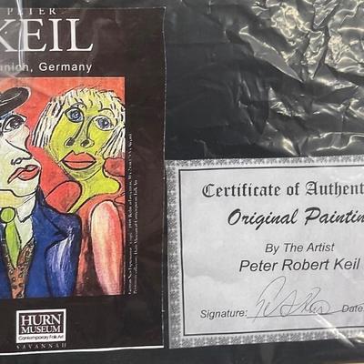 Peter Keil Oil on Acrylic Painting