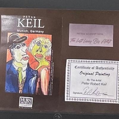 Peter Keil Oil on Acrylic Painting