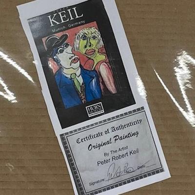 Peter Keil Oil on Acrylic Painting