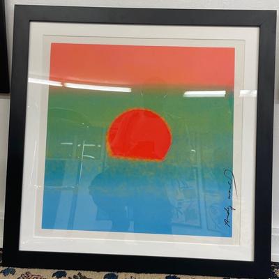 Andy Warhol Lithograph COA Signed and Numbered