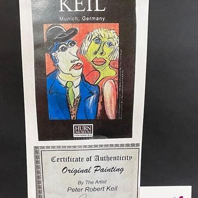 Peter Keil Oil on Acrylic Painting