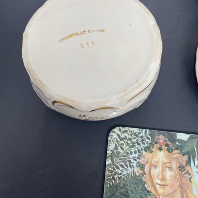 Prussiaa Porcelain Collection w/ Coasters