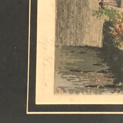 Signed Ego Thomas (German) lithograph