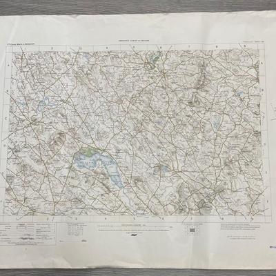 ORDNANCE SURVEY OF IRELAND/ Sheet No. 80/ CAVAN, MEATH & MONAGHAN/ Surveyed 1837 - 39. Printed in