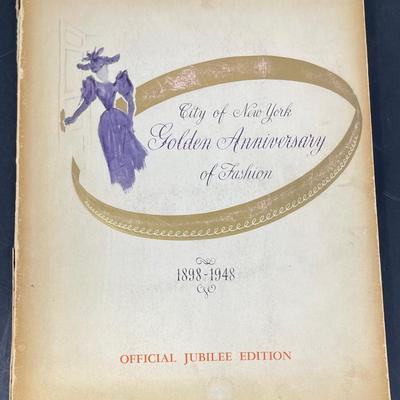 "City of New York Gold Anniversary of Fashion 1898-1948" Official Jubilee Edition Magazine