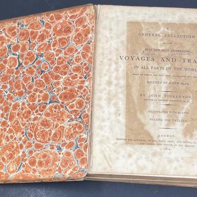 "General Collection, Voyages and Travels in All Parts of the World" Vol. 12 by John Pinkerton 1812