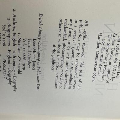 Harold Nicolson, James Lees-Milne