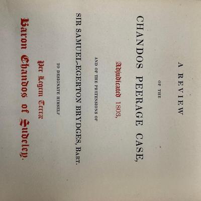 Barony of Chandos, Geo Fred Beltz, Esq.